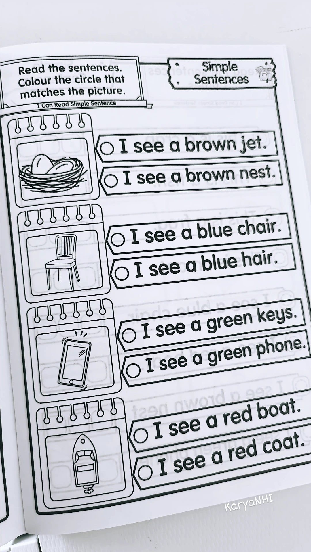 I Can Read Simple Sentences (Module 2)