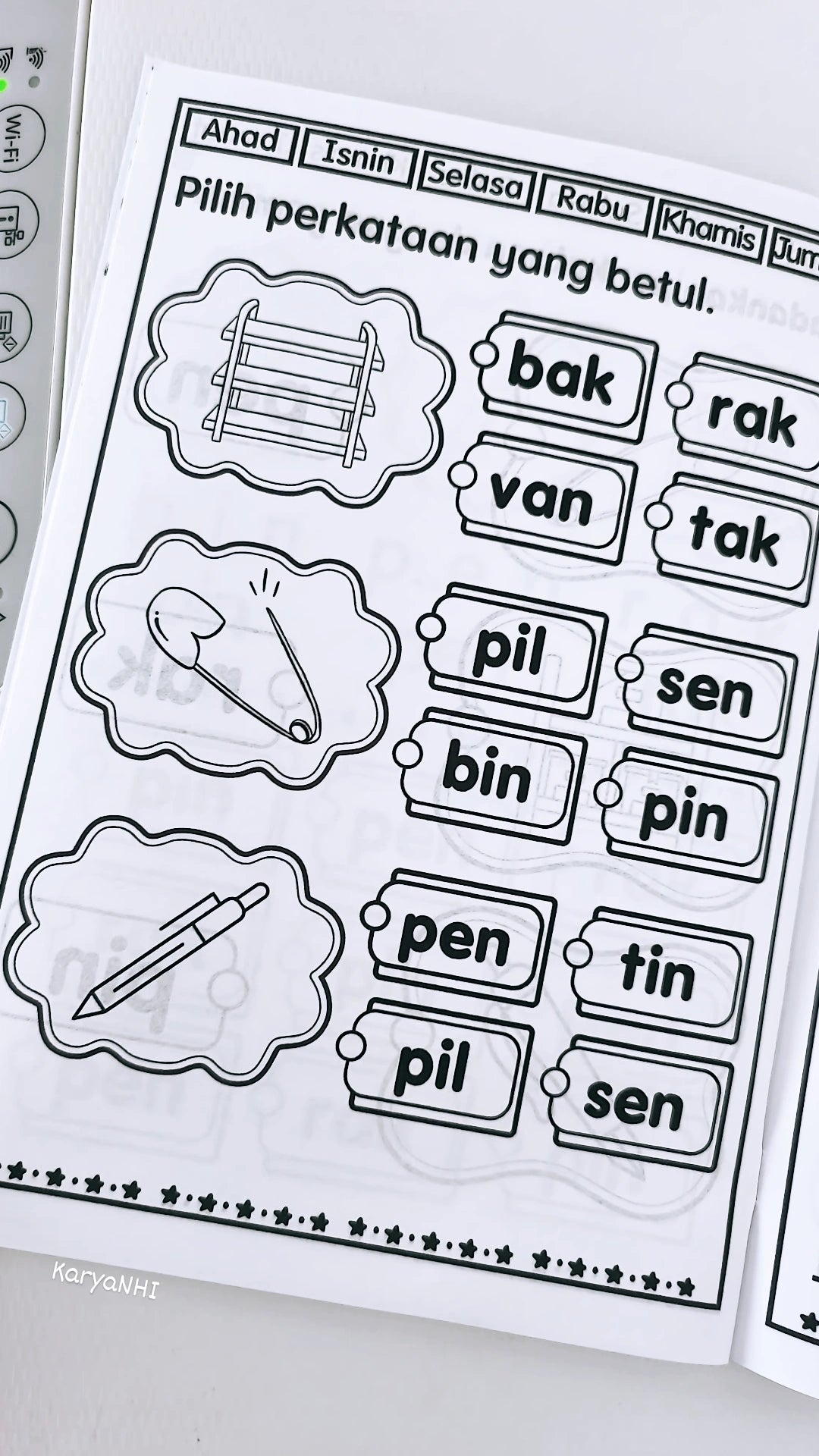 Jom Baca Perkataan kvk