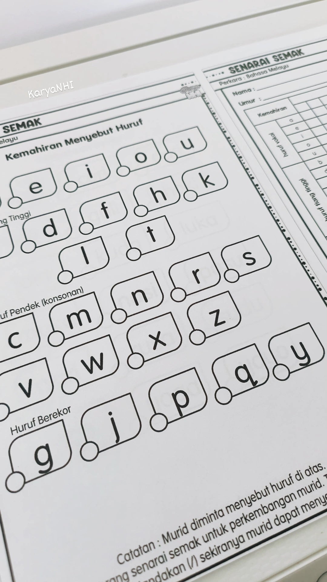 Senarai Semak BM (Individu)