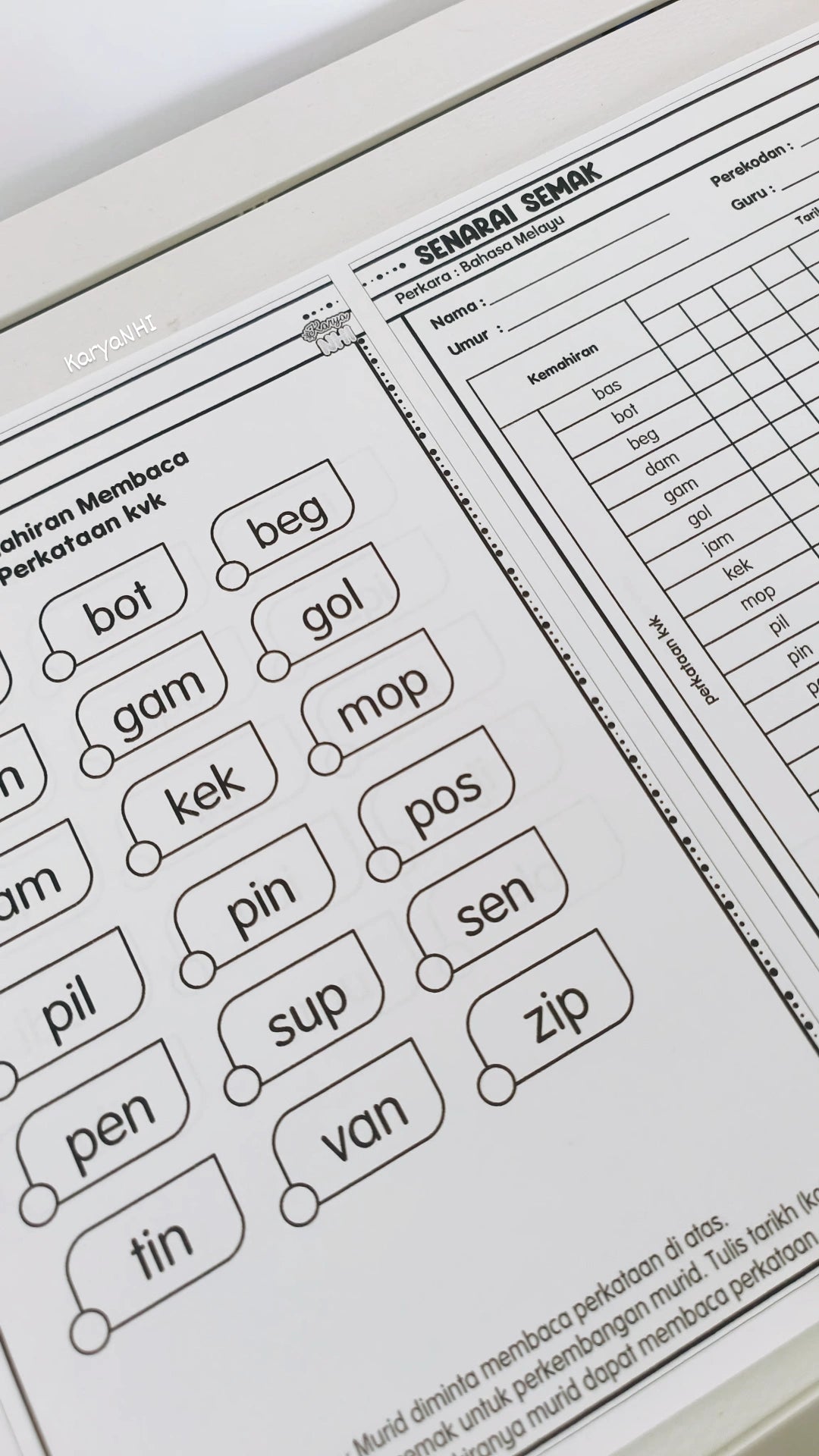 Senarai Semak BM (Individu)