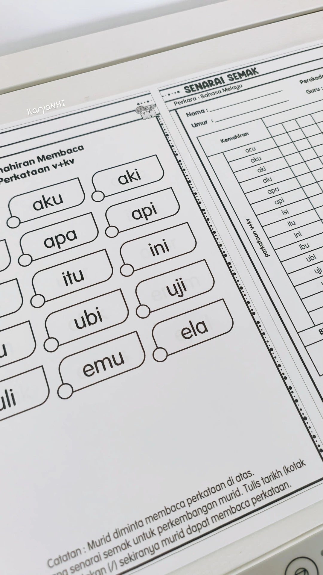 Senarai Semak BM (Individu)