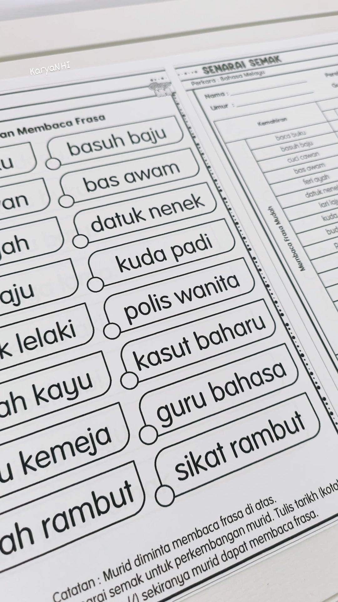 Senarai Semak BM (Individu)