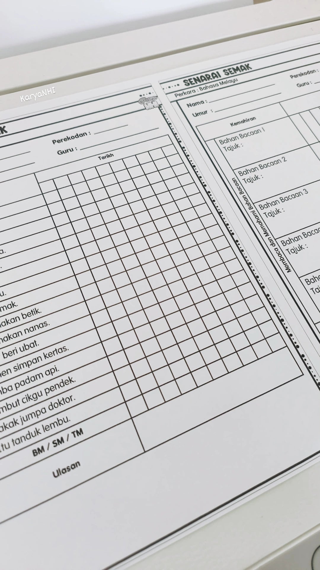 Senarai Semak BM (Individu)