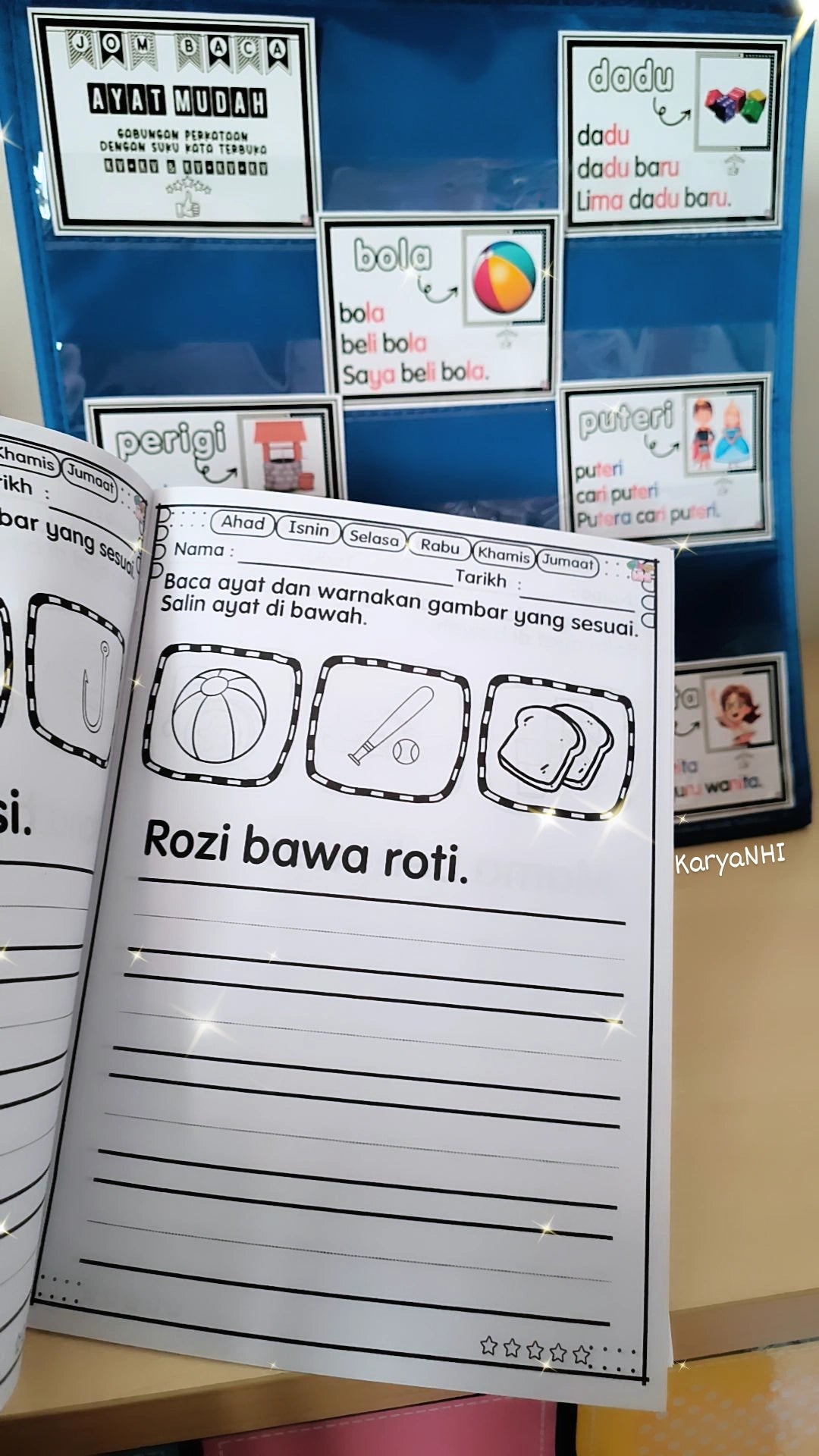 Jom Baca Ayat Mudah (Suku Kata Terbuka)