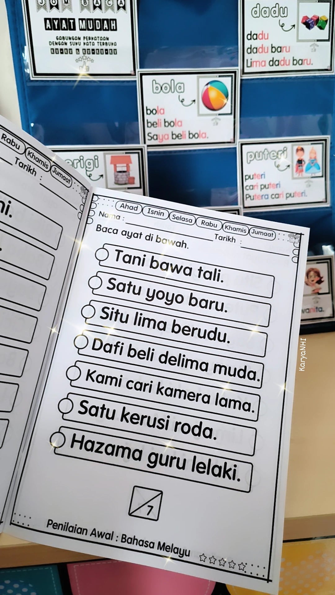 Jom Baca Ayat Mudah (Suku Kata Terbuka)