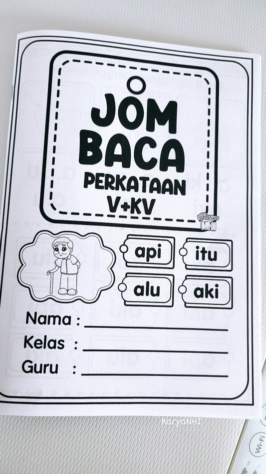 Jom Baca Perkataan v+kv