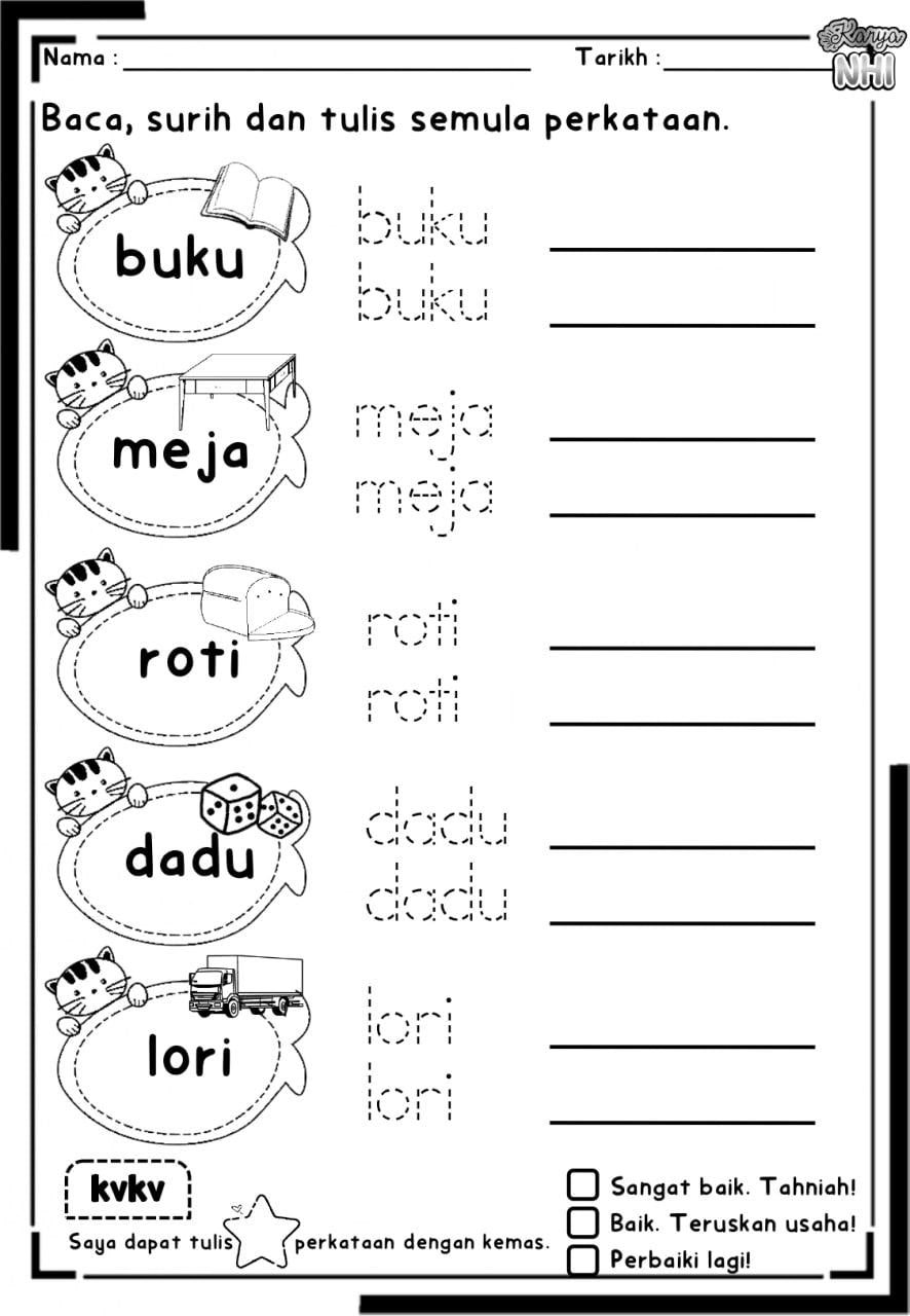 Latihan Cuti Sekolah (KVKV), KaryaNHI