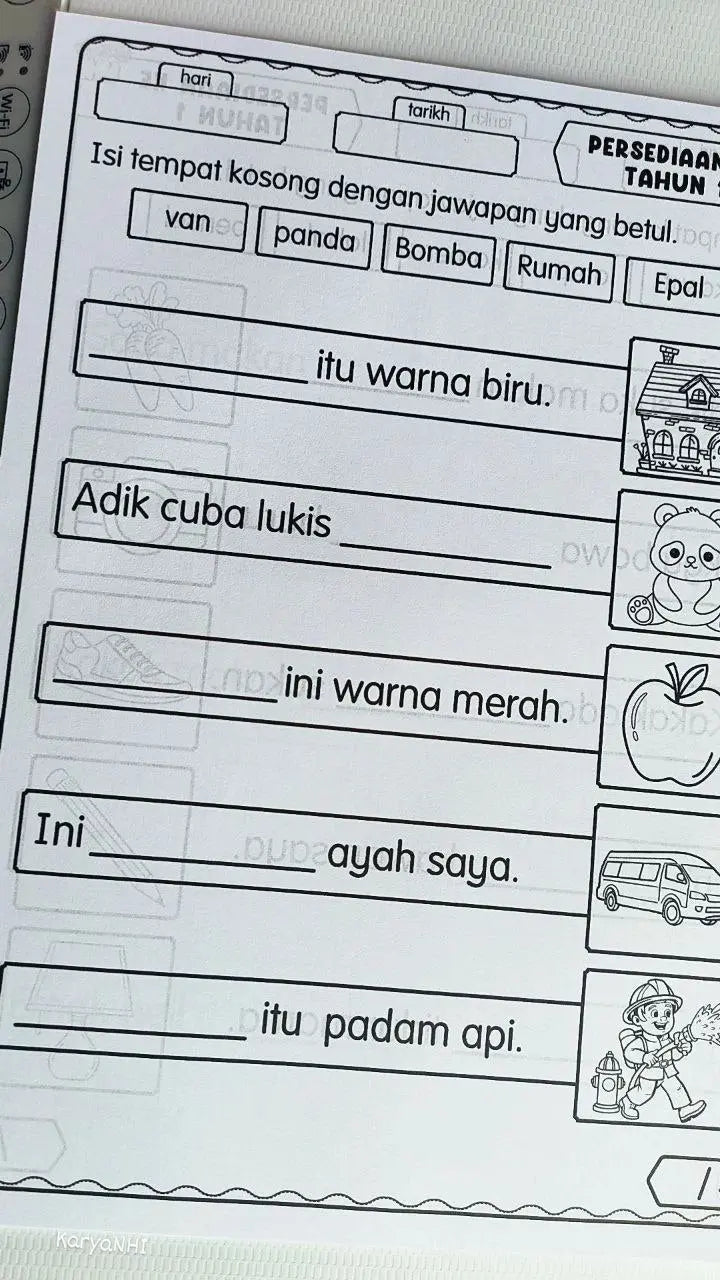 Persediaan ke Tahun 1 (Bahasa Melayu) KaryaNHI