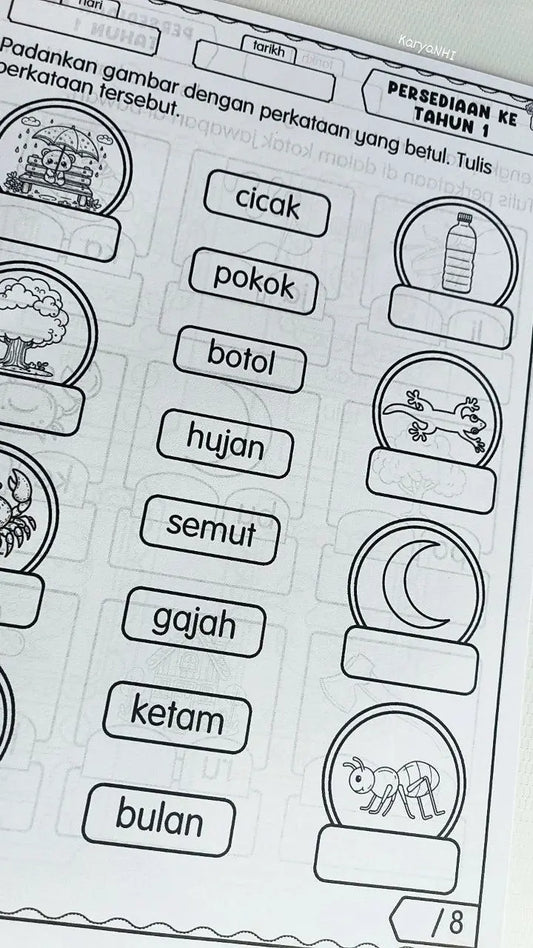 Persediaan ke Tahun 1 (Bahasa Melayu) KaryaNHI