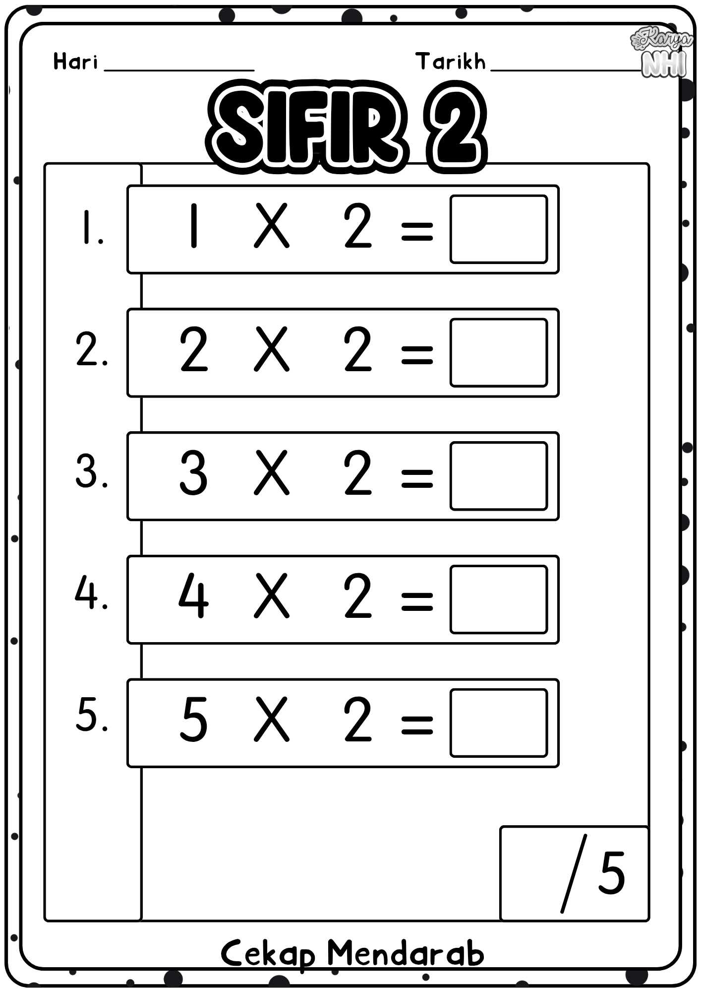 Mahir Mendarab Sifir 2 KaryaNHI