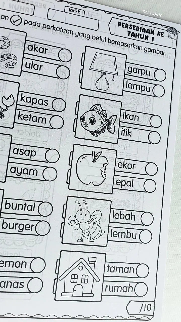 Persediaan ke Tahun 1 (Bahasa Melayu) KaryaNHI
