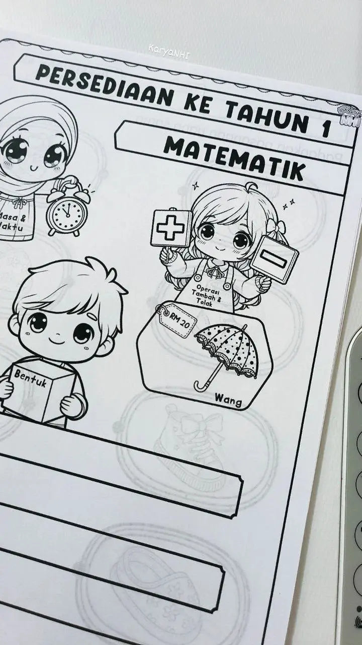 Persediaan ke Tahun 1 (Matematik) KaryaNHI