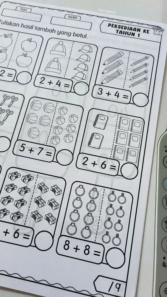 Persediaan ke Tahun 1 (Matematik) KaryaNHI