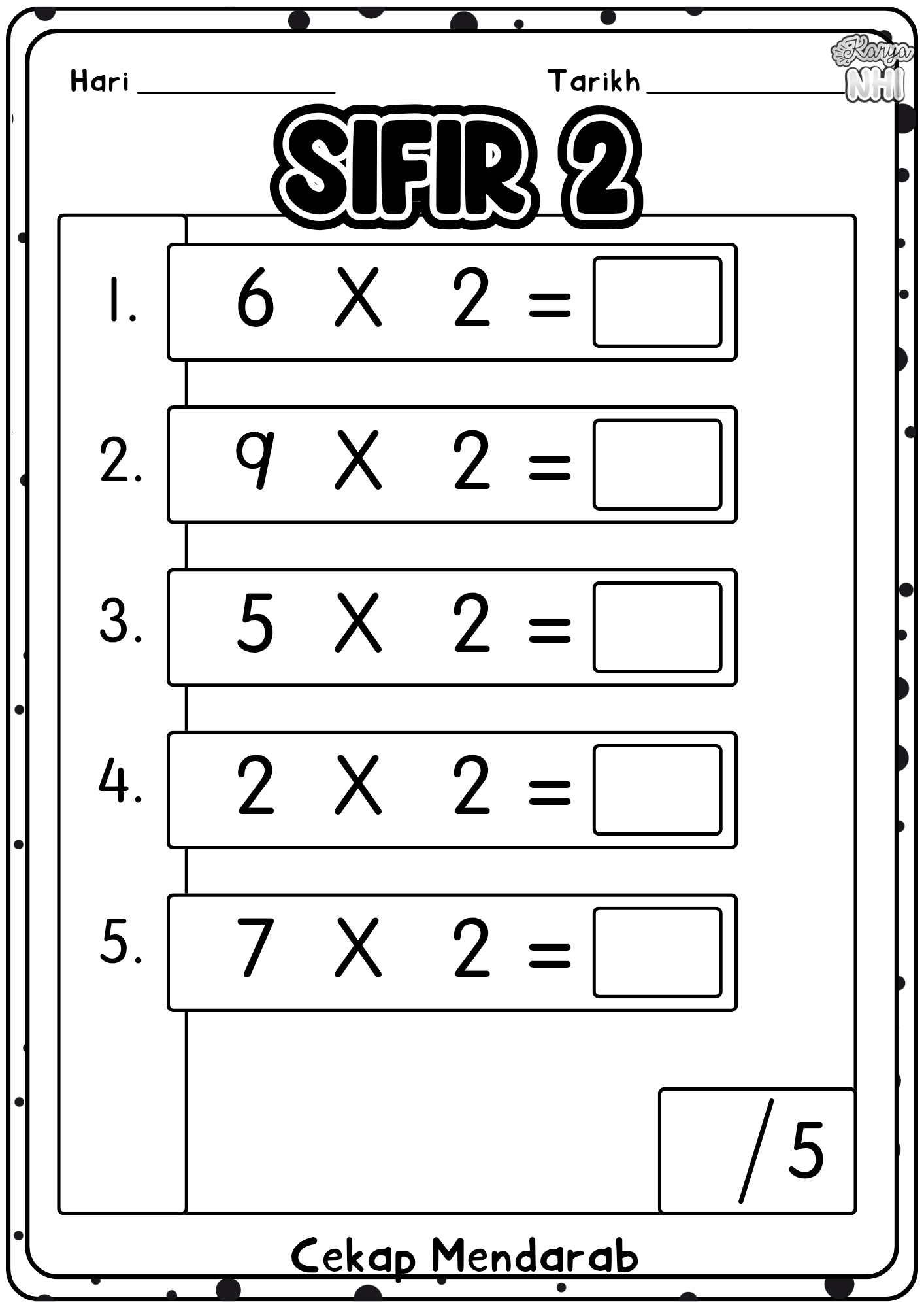 Mahir Mendarab Sifir 2 KaryaNHI