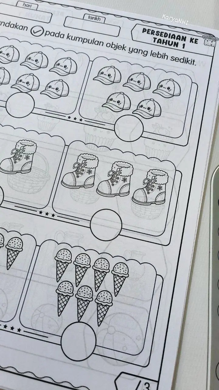 Persediaan ke Tahun 1 (Matematik) KaryaNHI