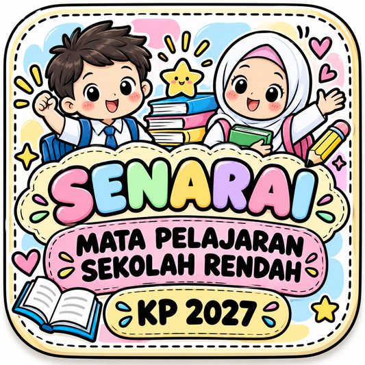 Senarai Mata Pelajaran Sekolah Rendah KP 2027