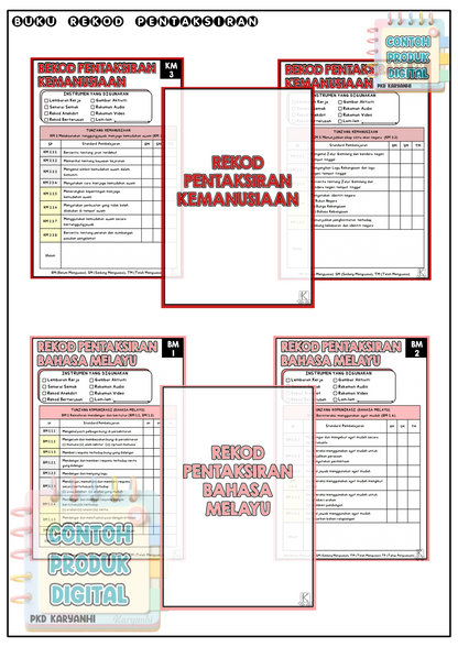 Buku Rekod Pentaksiran Tadika Prasekolah