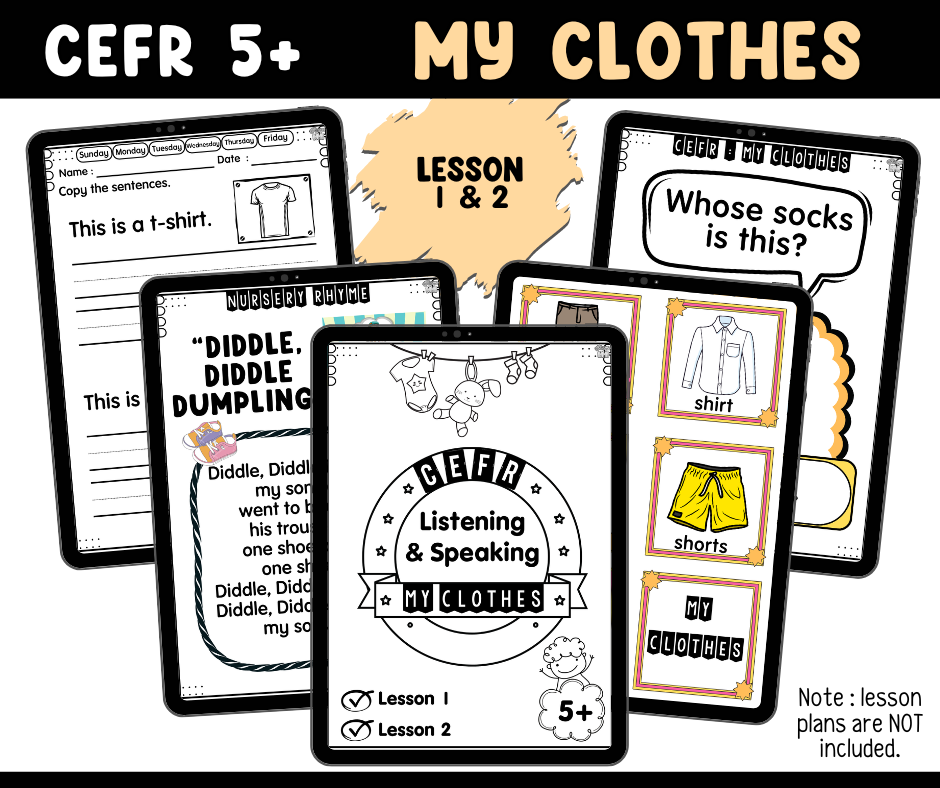 CEFR 5+ My Clothes