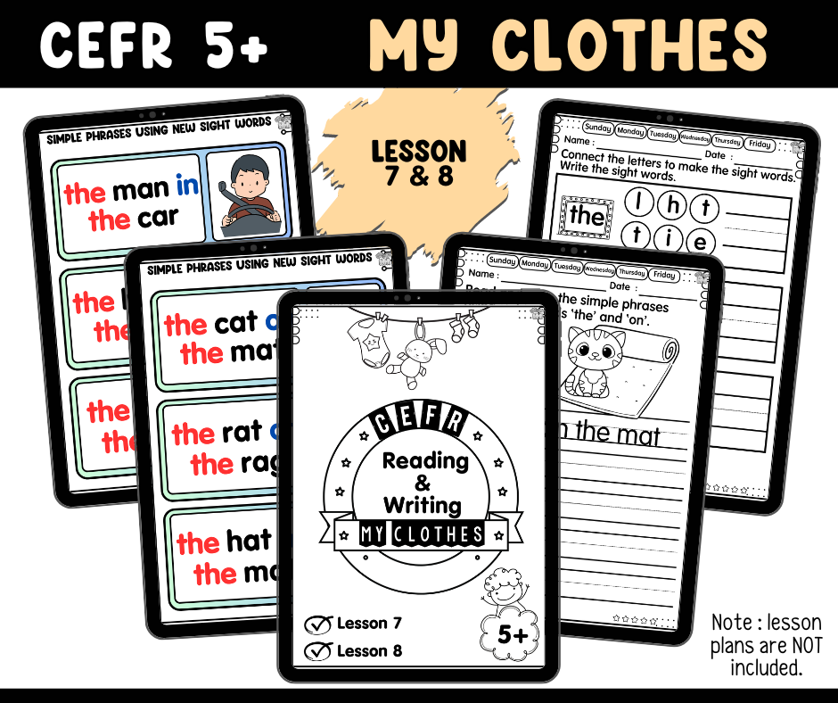 CEFR 5+ My Clothes