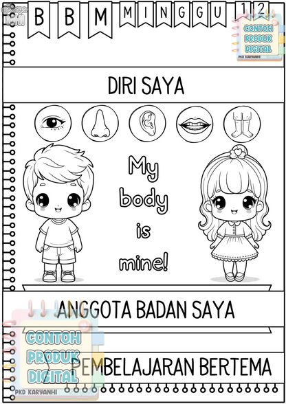 BBM Minggu 12 Anggota Badan Saya