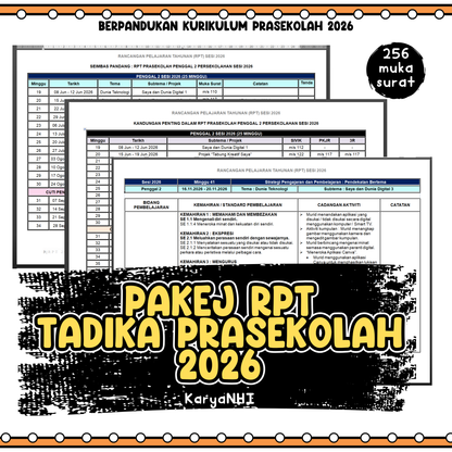RPT Tadika Prasekolah 2026 Kumpulan A KaryaNHI
