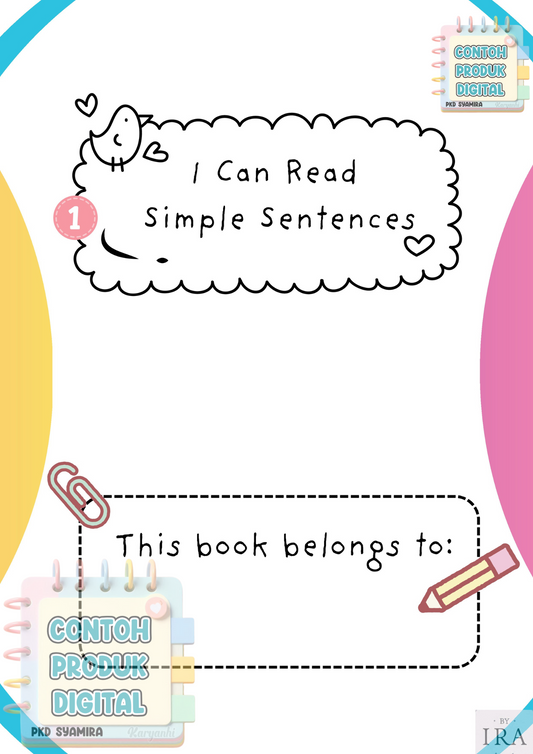 I Can Read Simple Sentences 1
