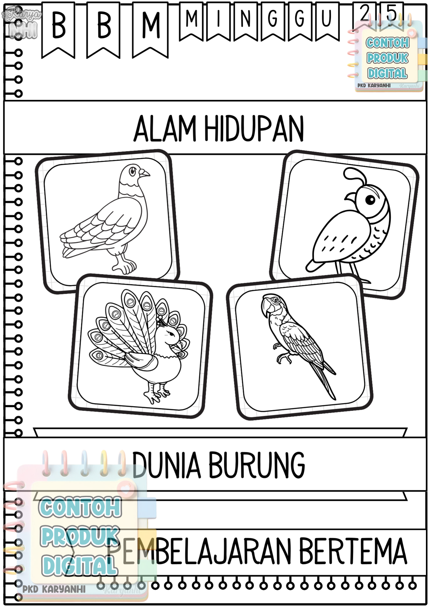 BBM Minggu 25 Dunia Burung KaryaNHI