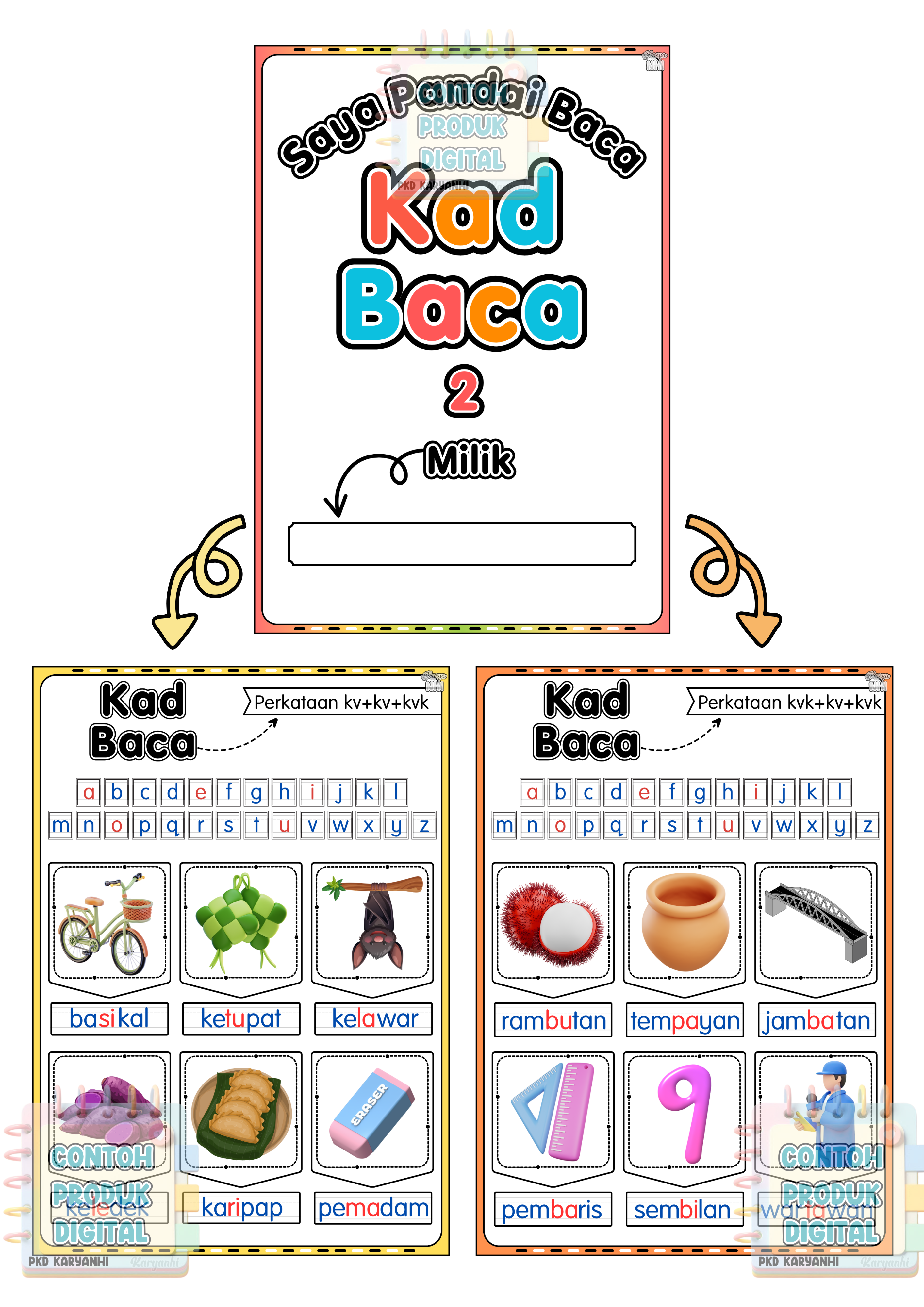 Kad Baca 2 (Saya Pandai Baca) KaryaNHI