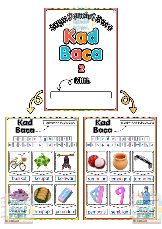Kad Baca 2 (Saya Pandai Baca) KaryaNHI