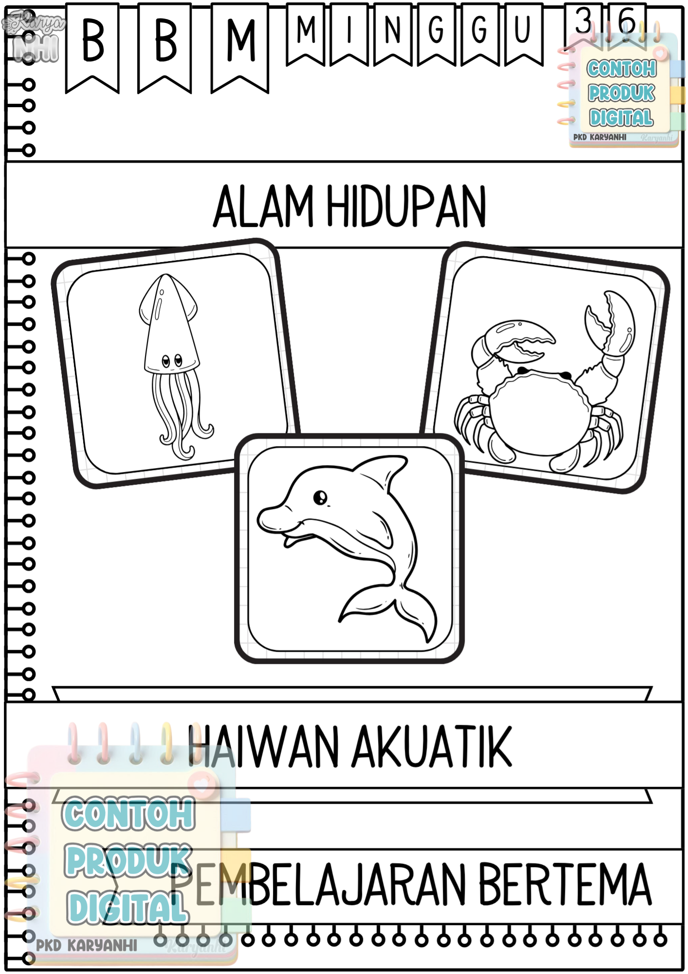 BBM Minggu 36 Haiwan Akuatik KaryaNHI