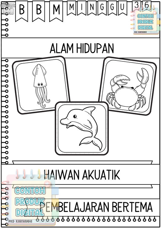 BBM Minggu 36 Haiwan Akuatik KaryaNHI