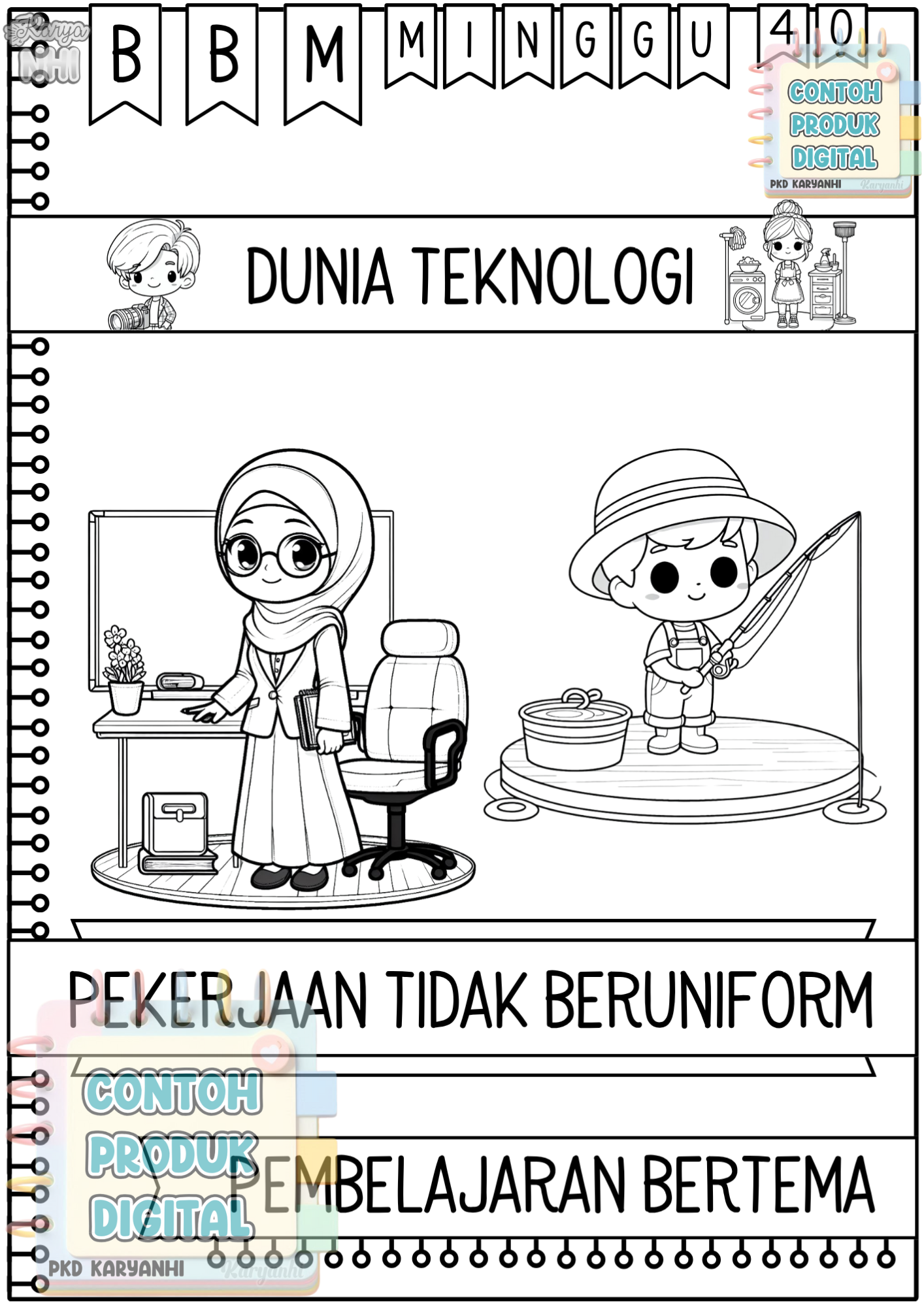 BBM Minggu 40 Pekerjaan Tidak Beruniform KaryaNHI