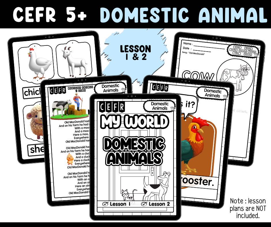 CEFR 5+ Domestic Animals