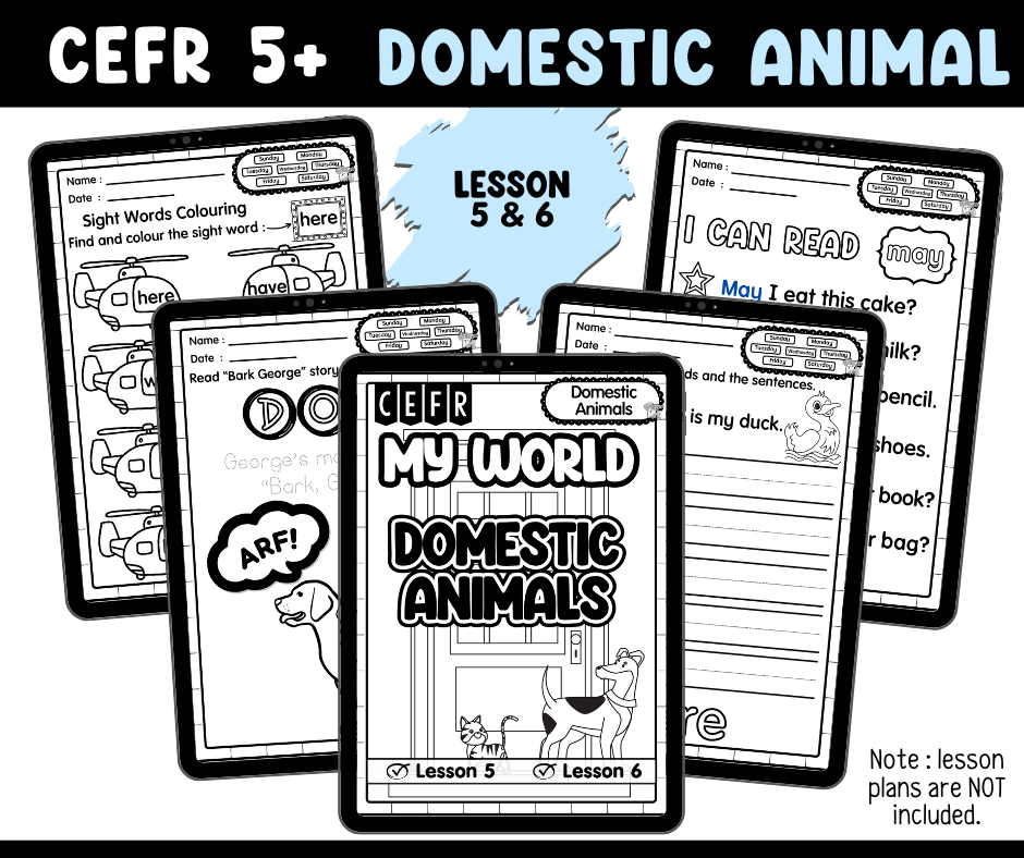 CEFR 5+ Domestic Animals