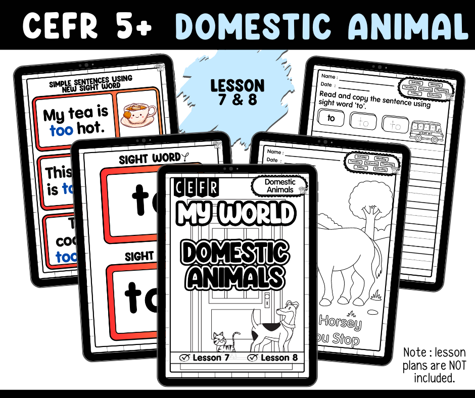 CEFR 5+ Domestic Animals