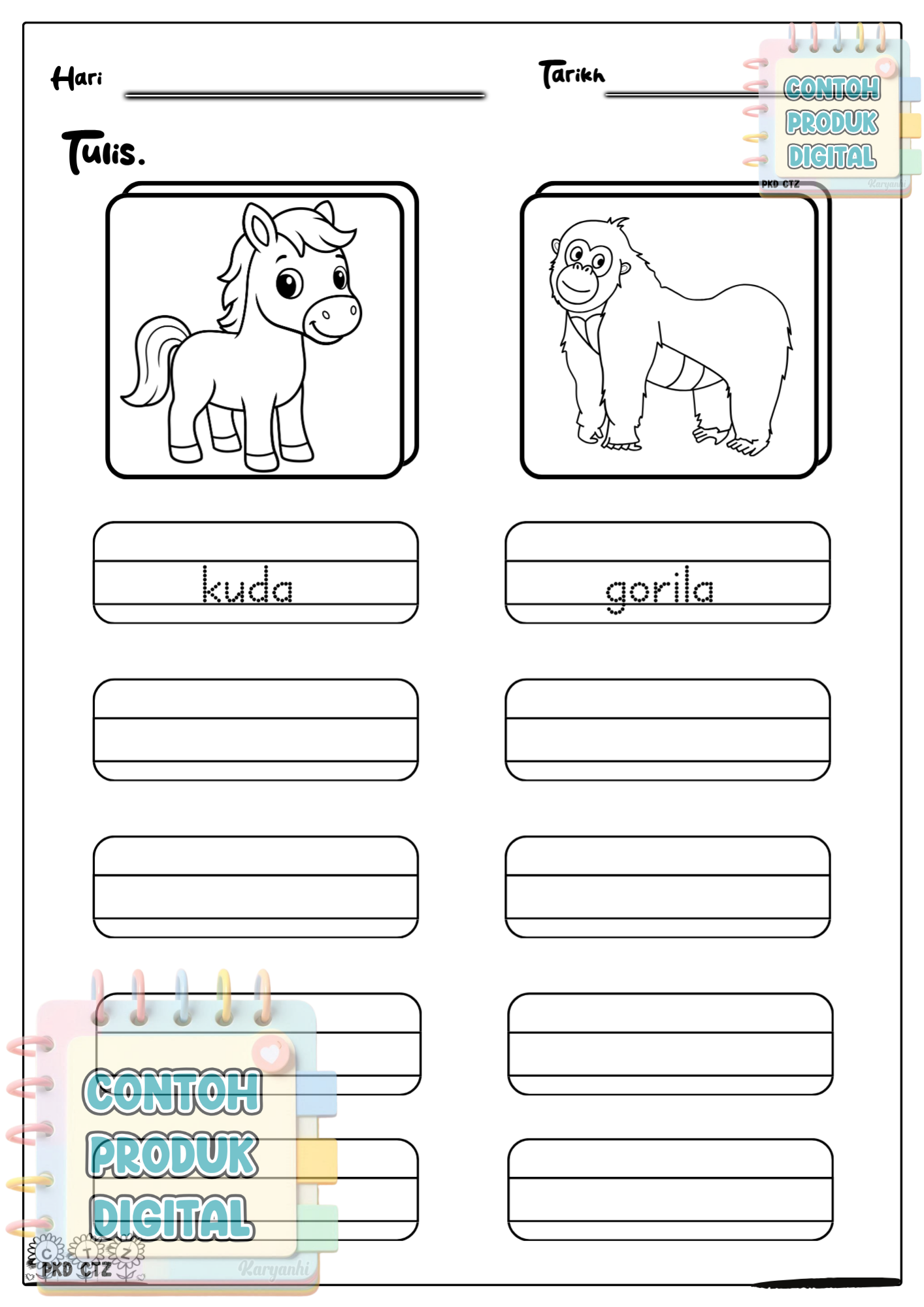 Haiwan Liar dan Haiwan Jinak CTZ