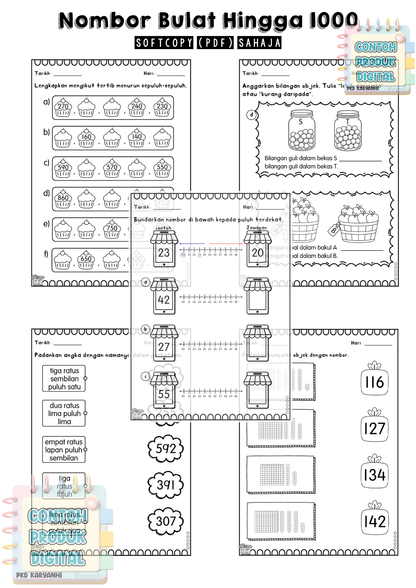 Nombor Bulat Hingga 1000 KaryaNHI
