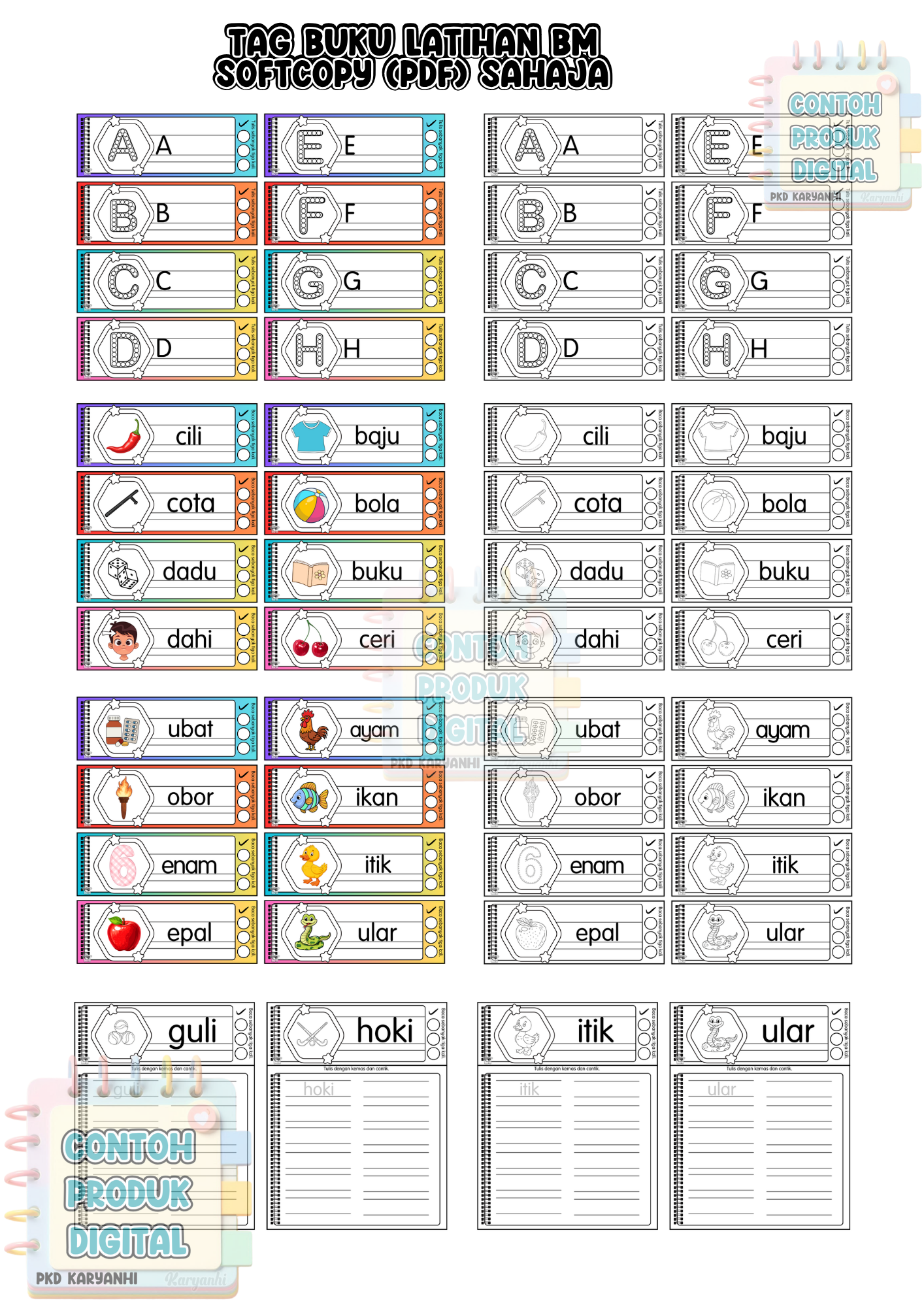 Tag Buku Latihan BM