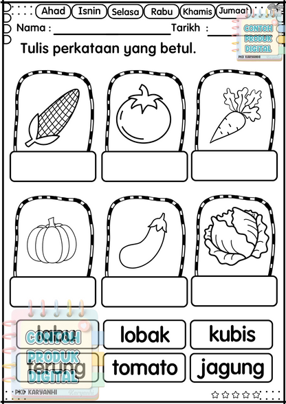 BBM Minggu 18 Sayur-sayuran
