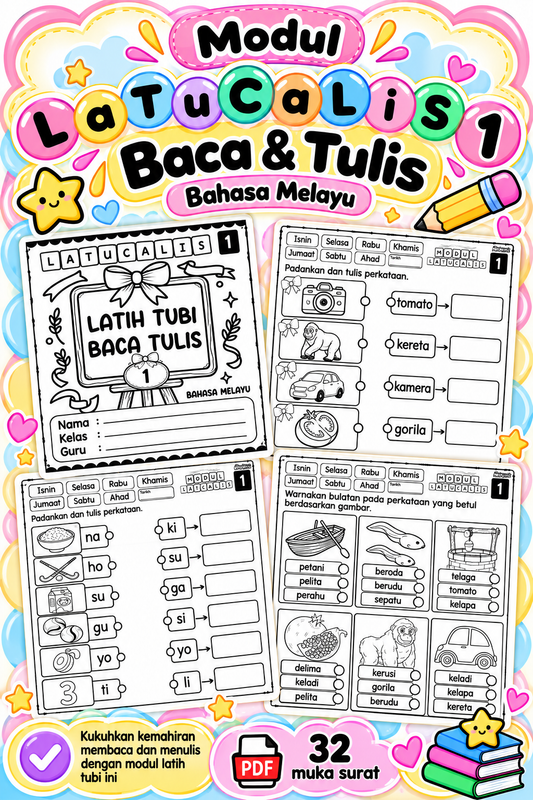 Modul LaTuCaLis 1 (Latih Tubi Baca Tulis 1) KaryaNHI