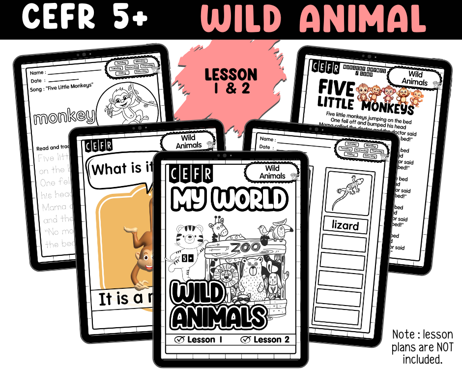 CEFR 5+ Wild Animals