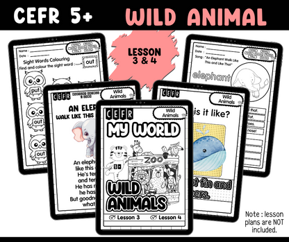 CEFR 5+ Wild Animals