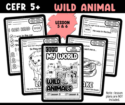 CEFR 5+ Wild Animals