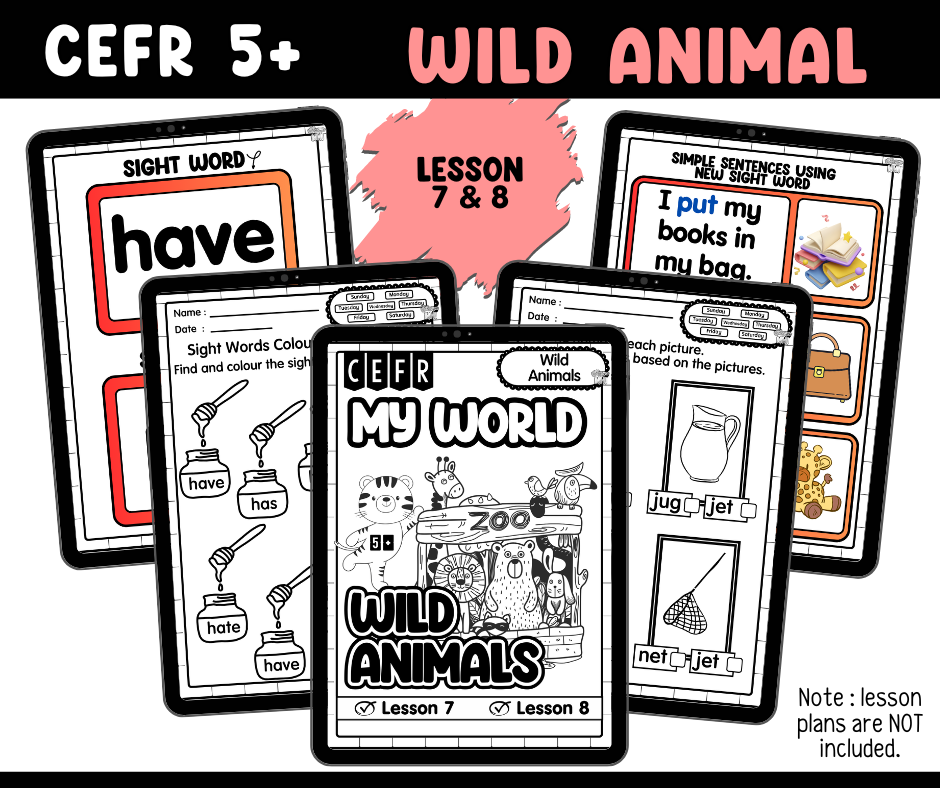 CEFR 5+ Wild Animals