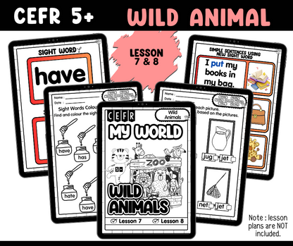 CEFR 5+ Wild Animals