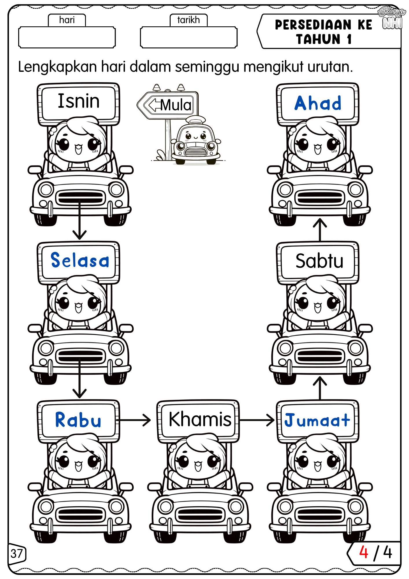 Persediaan ke Tahun 1 (Matematik)