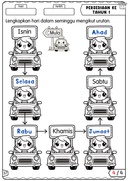 Persediaan ke Tahun 1 (Matematik)