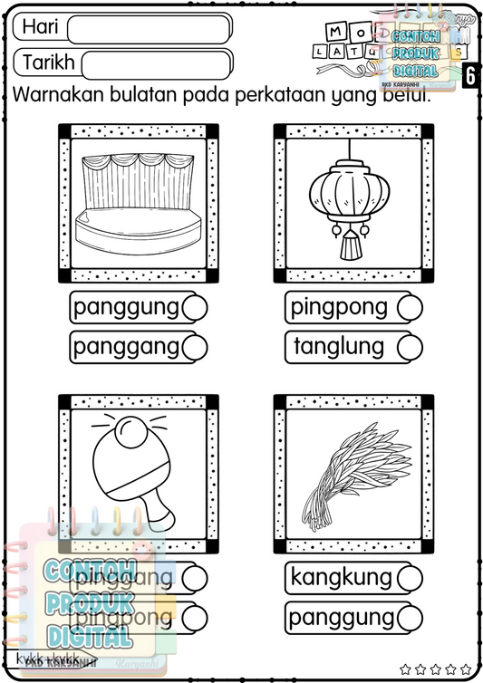 Modul LaTuCaLis 6 (Latih Tubi Baca Tulis 6)