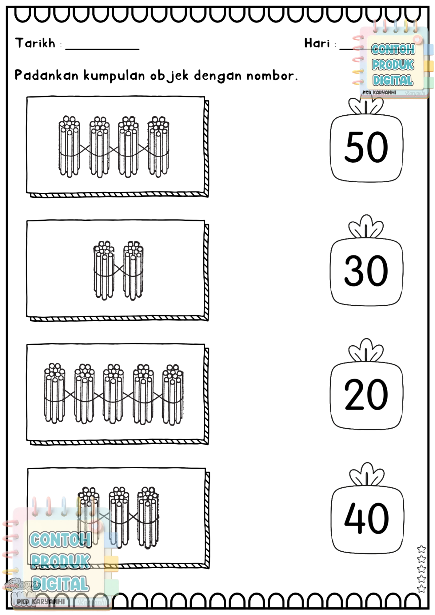 Nombor Bulat Hingga 1000 KaryaNHI