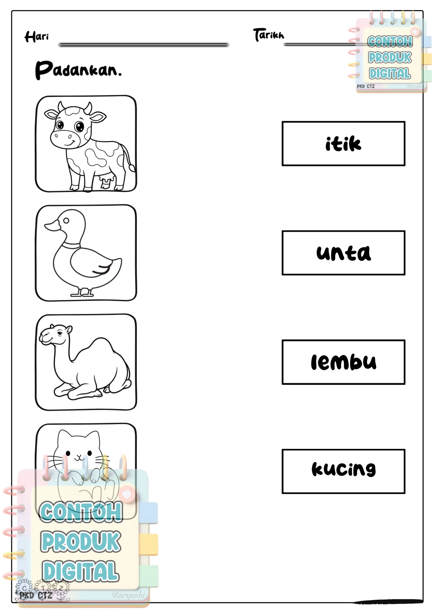 Haiwan Liar dan Haiwan Jinak CTZ